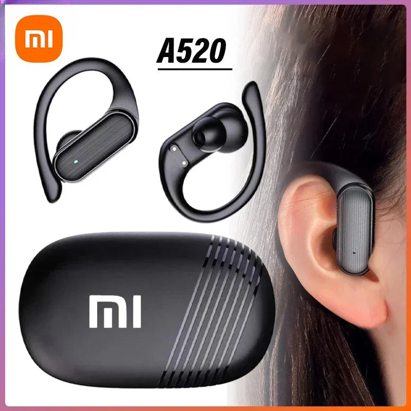 Fone de Ouvido Xiaomi A520 com Controle por Toque Bluetooth 5.3 Hi-Fi Estéreo – Perfeito para Esportes e Atividades ao Ar Livre