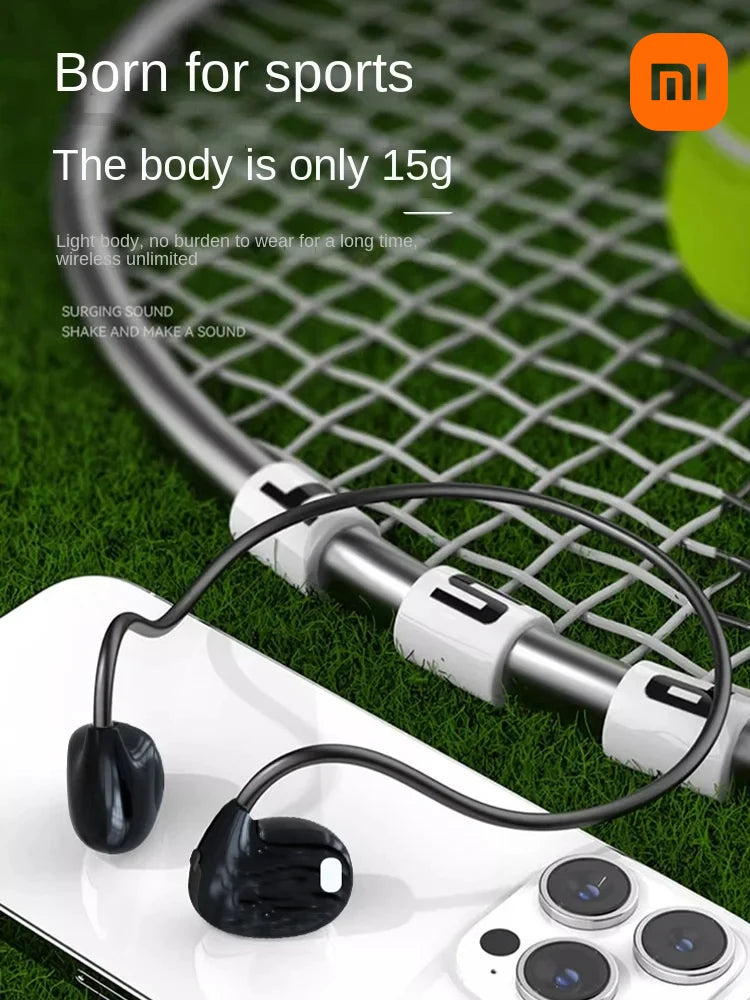 Fone de Ouvido Bluetooth de Condução Óssea Xiaomi – Qualidade Hi-Fi para Esportes e Atividades ao Ar Livre