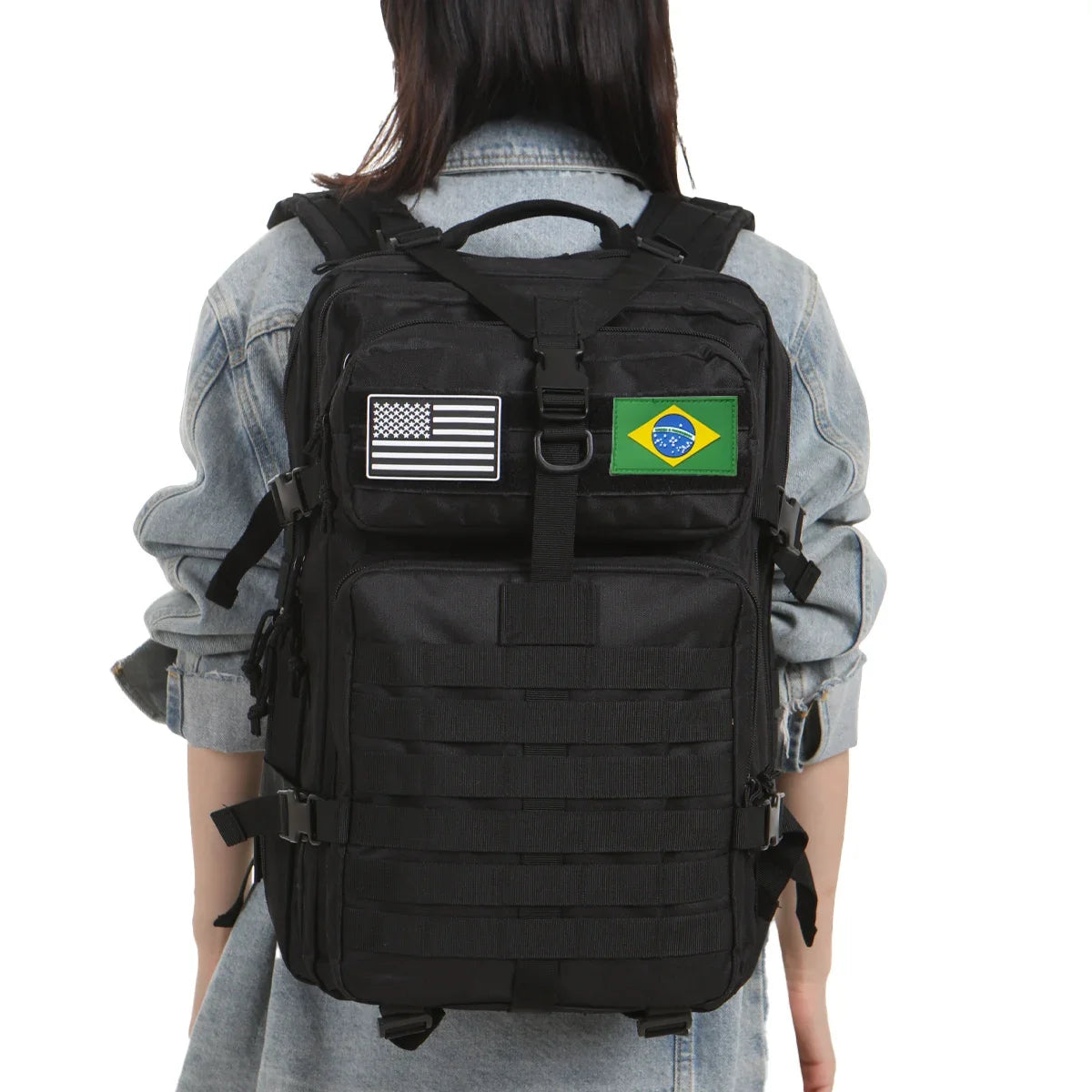 Mochilas Táticas de Nylon 1000D Impermeáveis - 25L/50L
