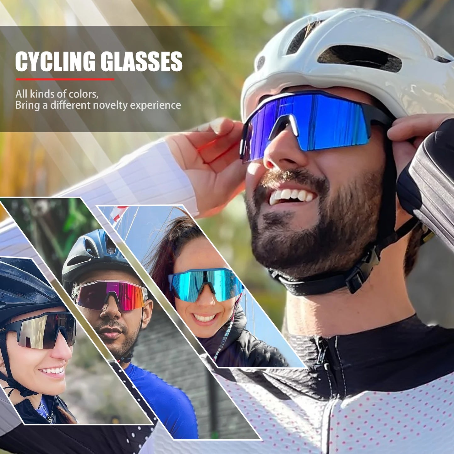 Óculos Esportivo UV400 – Proteção e Desempenho para Atividades ao Ar Livre