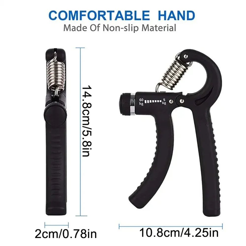R Shaped Spring Grip Atleta Pro Elite – Equipamento Profissional para Reforço de Pulsos e Músculos