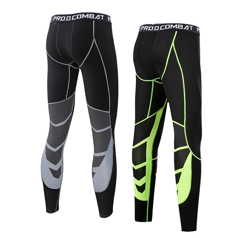 Calças de Compressão Masculinas – Tights para Corrida, Academia e Esportes