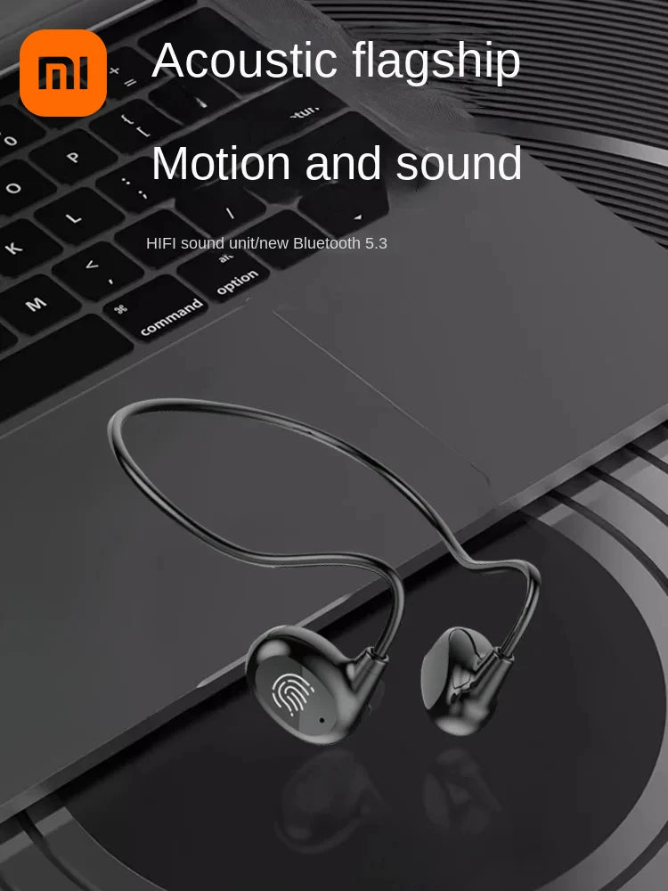 Fone de Ouvido Bluetooth de Condução Óssea Xiaomi – Qualidade Hi-Fi para Esportes e Atividades ao Ar Livre