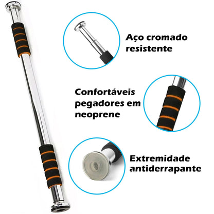 Barra Fixa Horizontal Ajustável para Exercícios