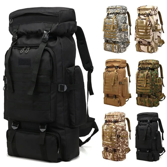 Mochila Tática de 80 Litros para Camping