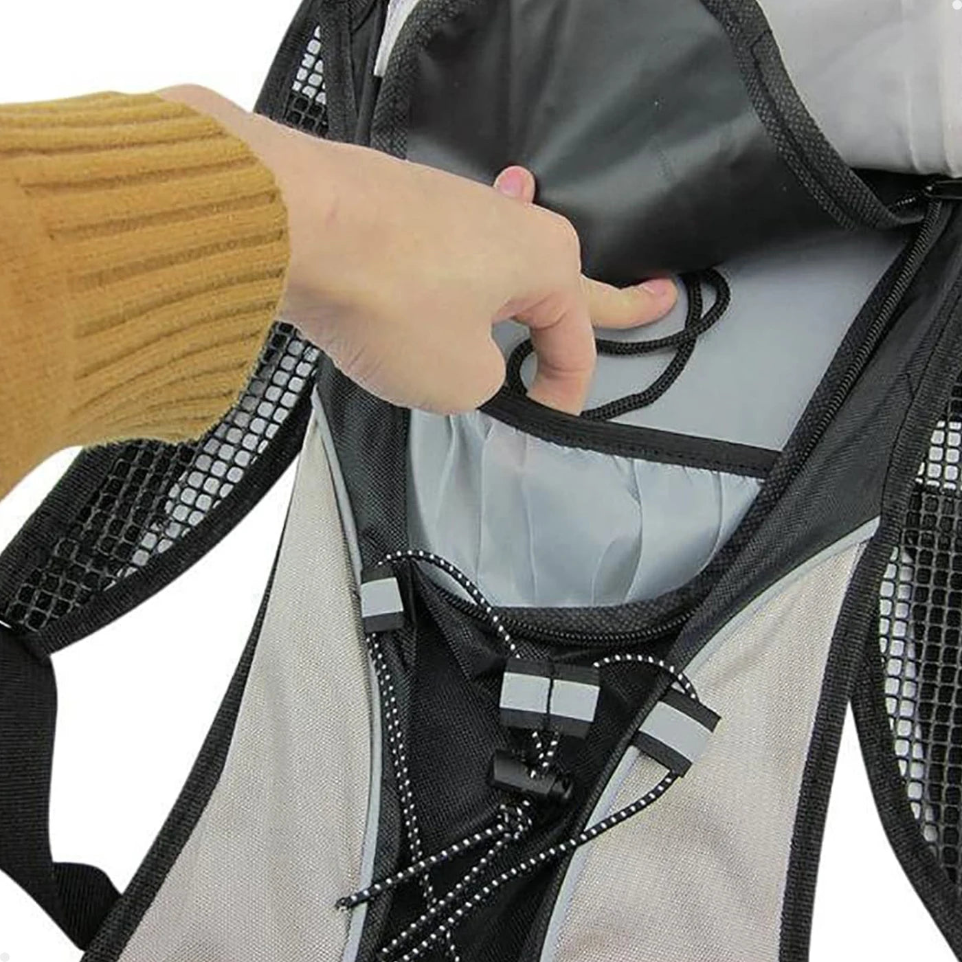 Mochila de Hidratação com Reservatório de Água de 2L