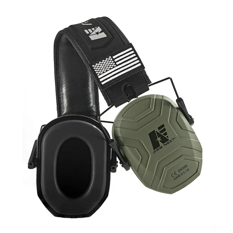 Protetor Auditivo Militar V40 – Earmuff Tático para Tiro Esportivo e Operações Outdoor