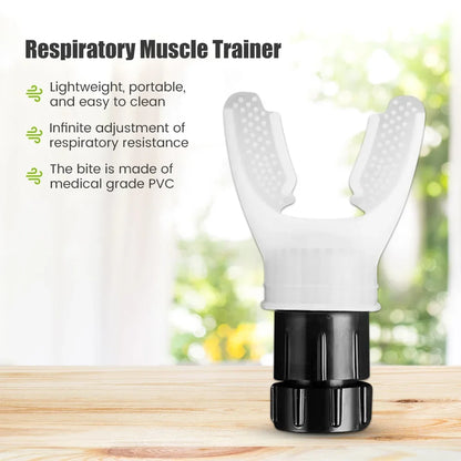 Treinador Respiratório Esportivo – Acessório para Exercício de Pulmão com Boquilha para Casa e Cuidados com a Saúde