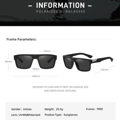 Óculos de Sol Polarizados UV400 – Proteção e Estilo para Homens e Mulheres