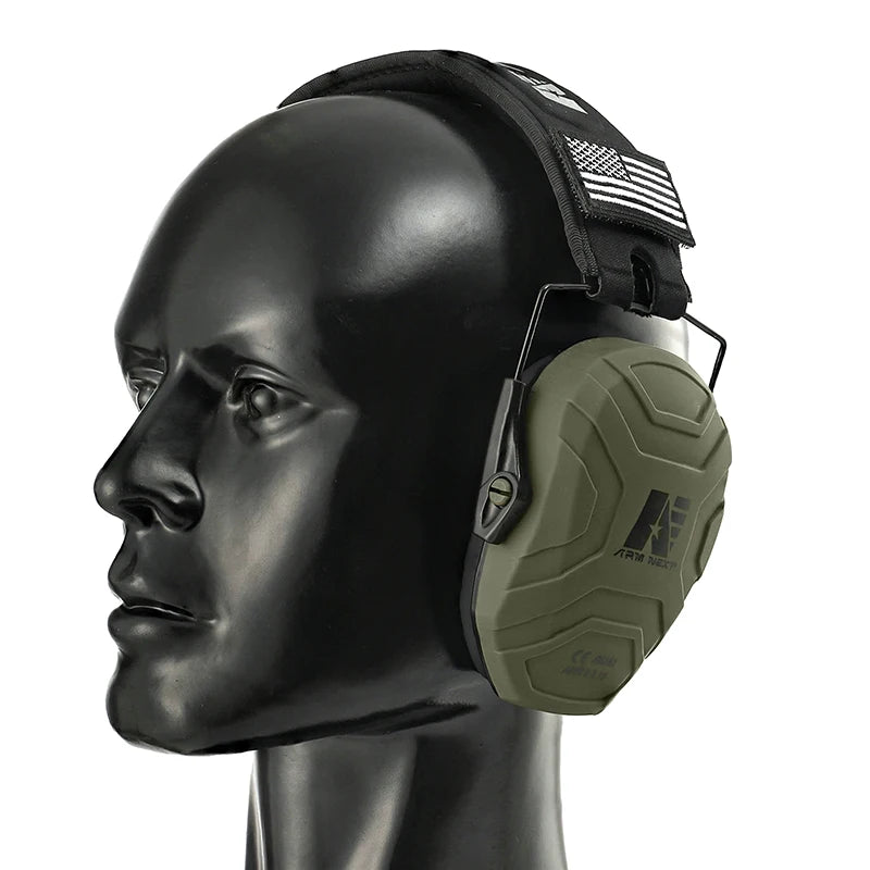 Protetor Auditivo Militar V40 – Earmuff Tático para Tiro Esportivo e Operações Outdoor