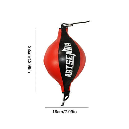 Bolsa de Velocidade para Boxe – Bola de Treinamento de Qualidade em Couro com Sistema de Suspensão