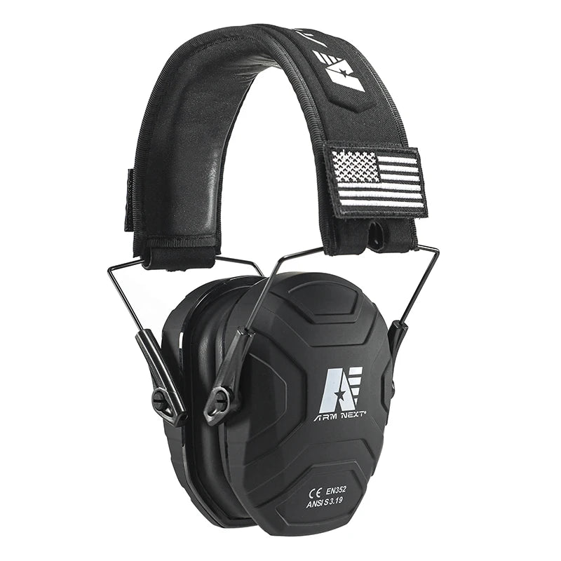 Protetor Auditivo Militar V40 – Earmuff Tático para Tiro Esportivo e Operações Outdoor