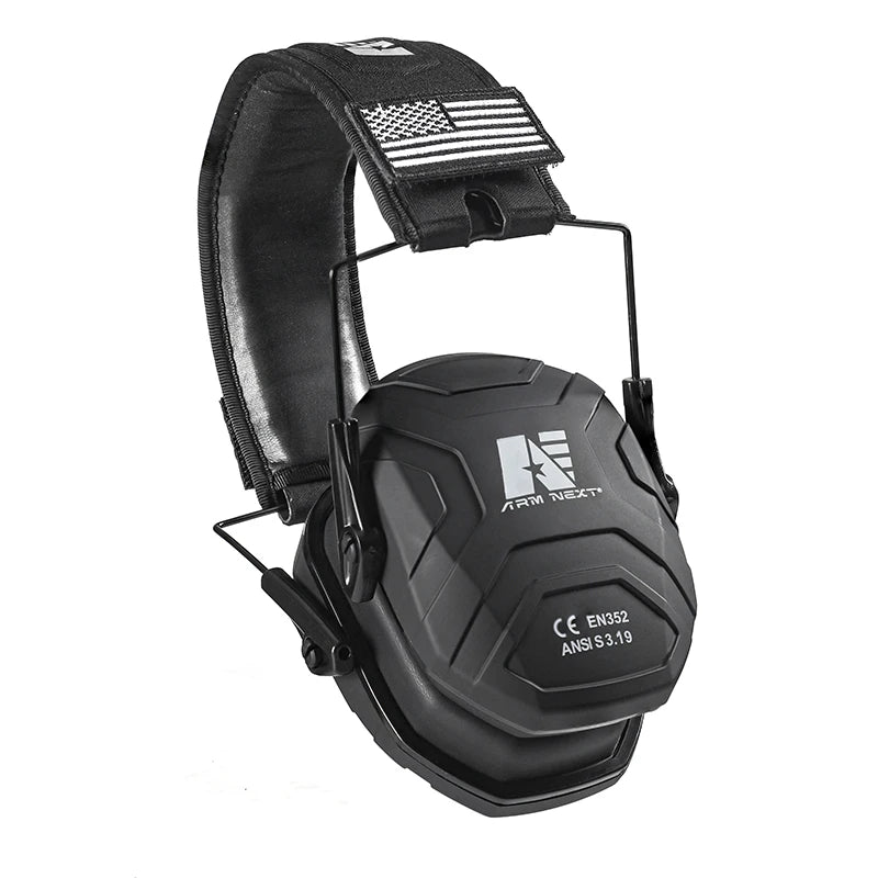 Protetor Auditivo Militar V40 – Earmuff Tático para Tiro Esportivo e Operações Outdoor
