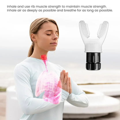 Treinador Respiratório Esportivo – Acessório para Exercício de Pulmão com Boquilha para Casa e Cuidados com a Saúde