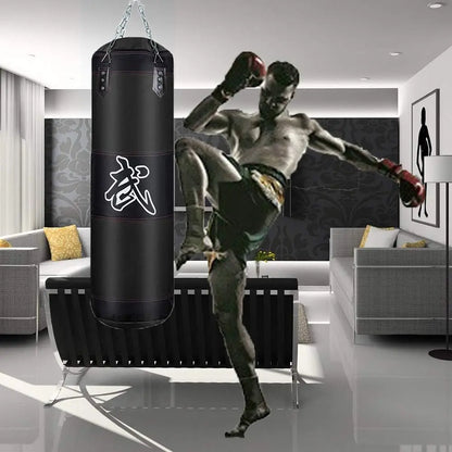Saco de Pancadas Pesado 120cm – Ideal para Boxe Profissional, MMA, Muay Thai, Kickboxing e Taekwondo