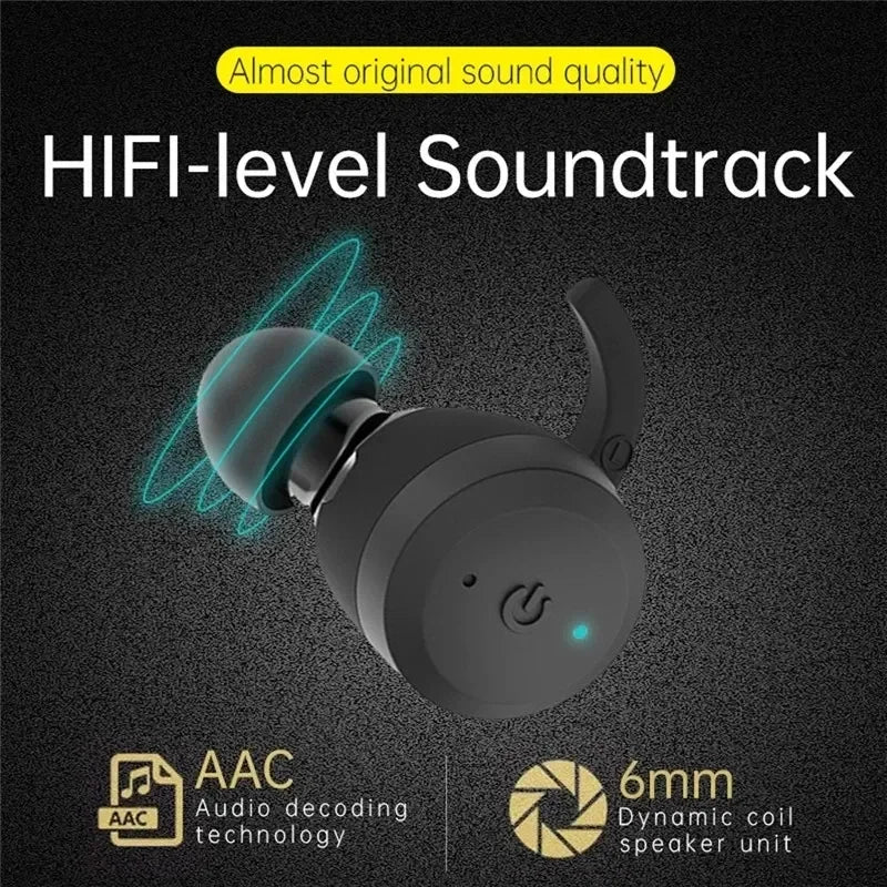 Fone de Ouvido Sem Fio Bluetooth IPX7 à Prova d'Água – Ideal para Esportes e Corrida
