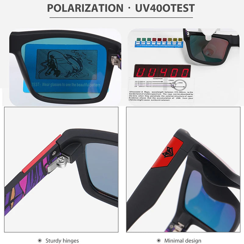 Óculos de Sol Polarizados SEPFOX para Corrida - Unissex - Esportes ao Ar Livre - UV400